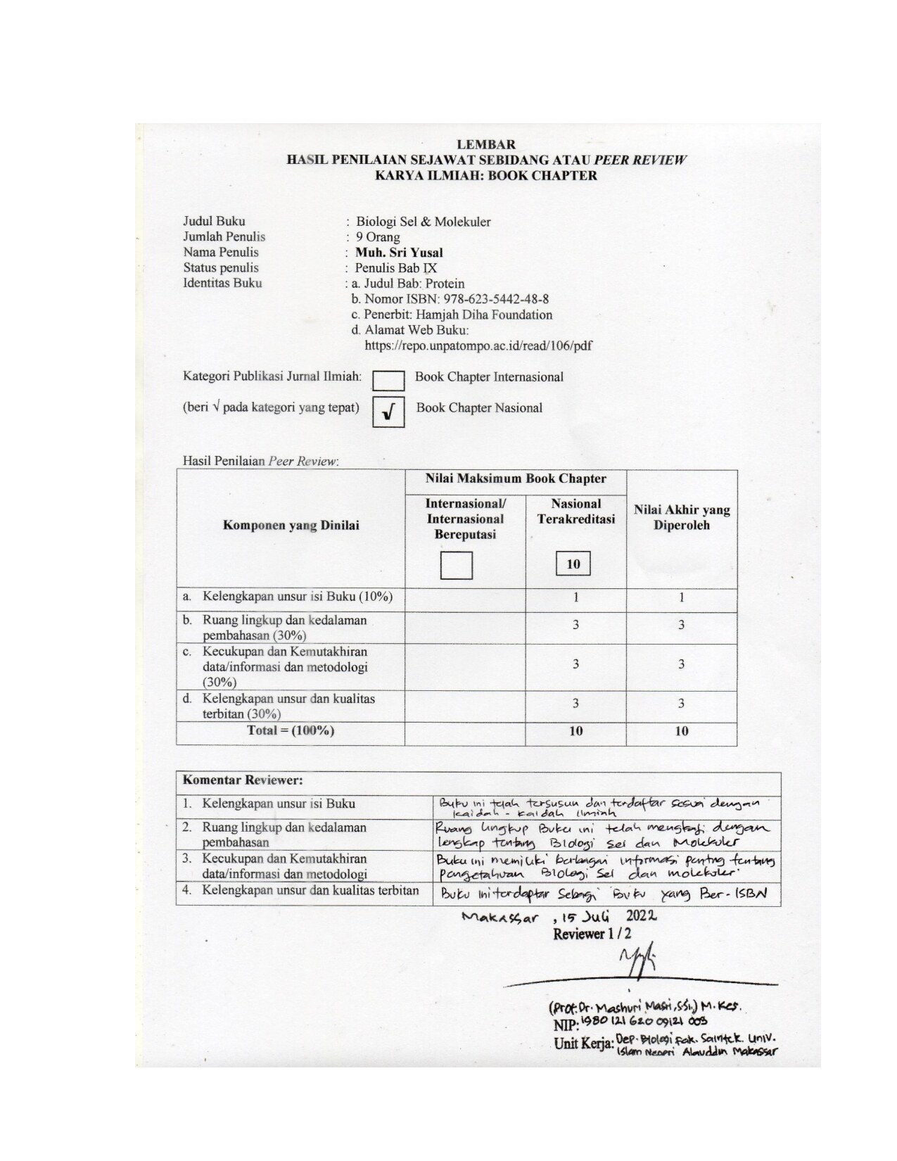 BUKU BIOLOGI SEL & MOLEKULER (1)